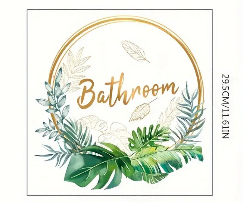 Bathroom sign