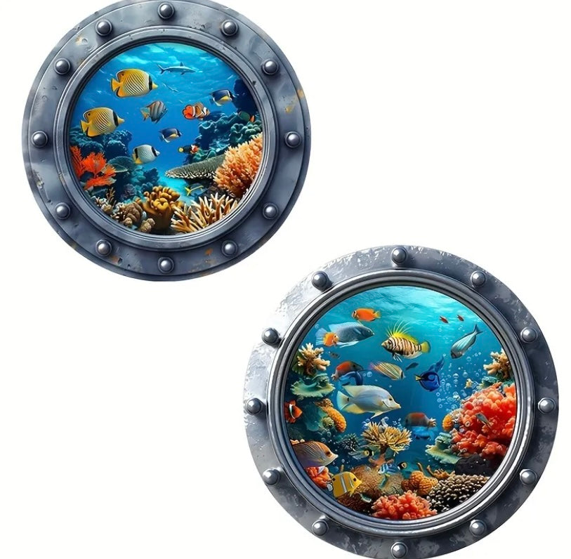 Port hole aquarium