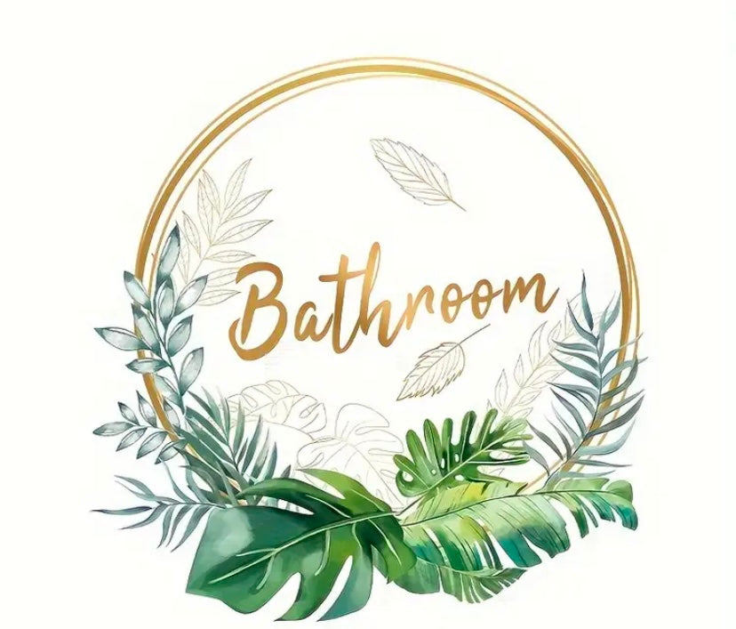 Bathroom sign