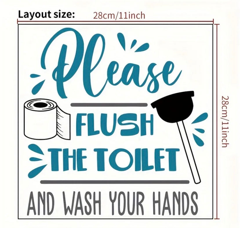 Please flush