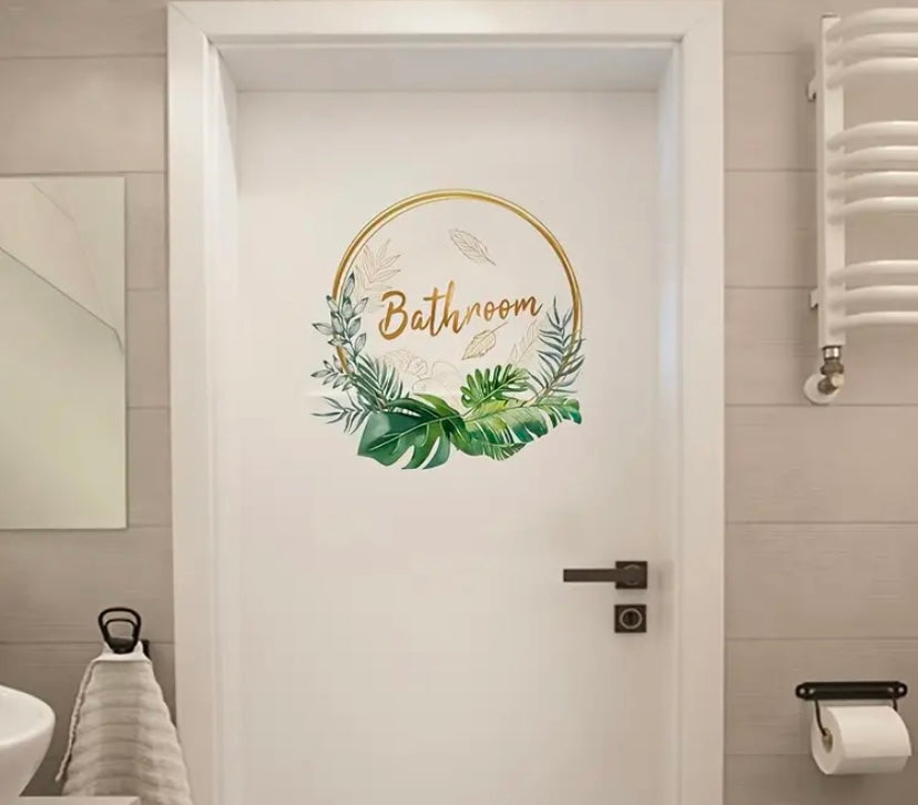 Bathroom sign