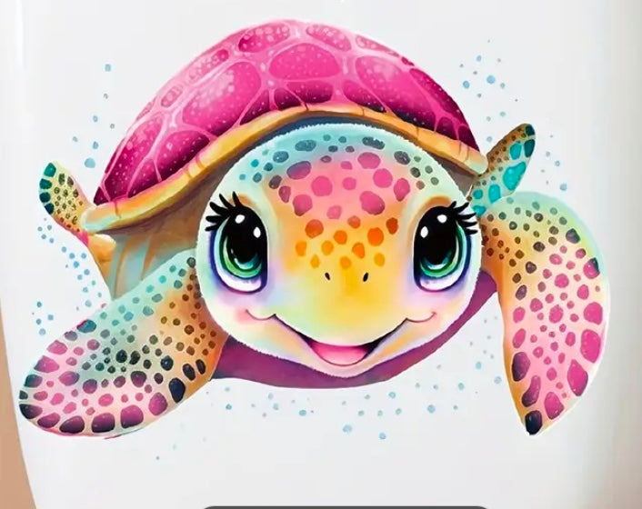 Pink turtle