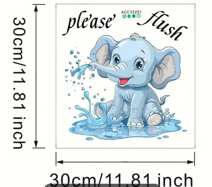 Please flush elephant